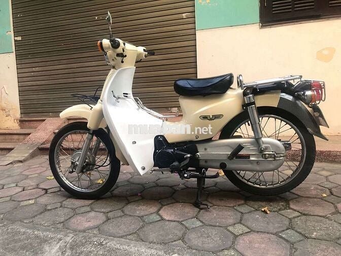 Cub 50cc 2020 màu kem biển Hà Nội