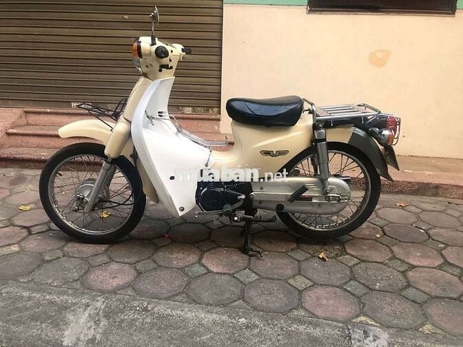 Cub 50cc 2020 màu kem biển Hà Nội