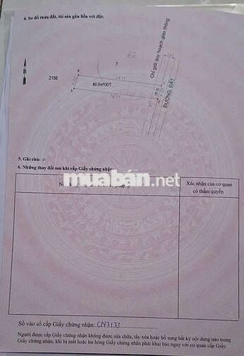 Đất 96m đường ôtô thông gần ngã 3 Cây Lơn và làng đại học quốc gia hcm