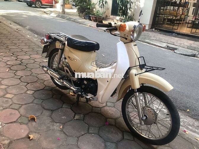 Cub 50cc 2020 màu kem biển Hà Nội