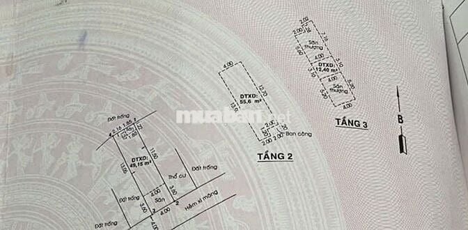 Bán nhà riêng tại Hiệp Bình Chánh, 6,6 tỷ, 65,9m2, 2PN + 2WC + 3 tầng