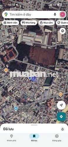 BÁN ĐẤT ĐƯỜNG XE HƠI TRÁNH NHAU - KDC ĐỒNG BỘ ĐƯỜNG VỈA HÈ - DT 50.6M2