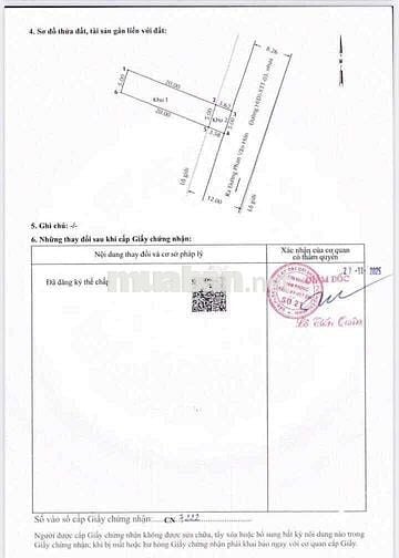 BÁN 4 sổ 5x22m sau chợ xuân thới thượng Hóc Môn Giá 3ty6