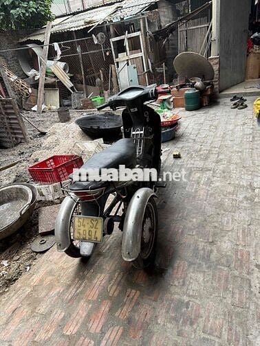 Xe máy ba bánh Honda Wave S Đen