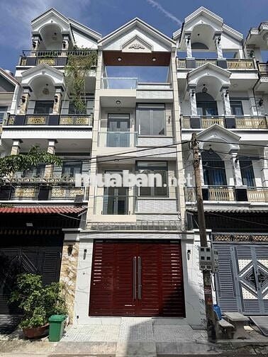 Nhà Sổ Hồng Riêng, 2 lầu, 4 phòng ngủ, sân thượng, đường 10m