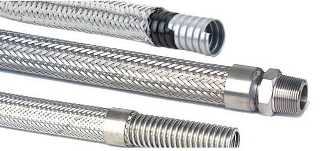 Ống mềm inox ruột gà sử dụng trong nhiều lĩnh vực