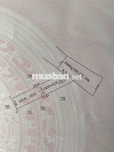 cần bán lô đất đường DX 077.
P. Định Hoà TDM Bình Dương 
💥Dt 132m2