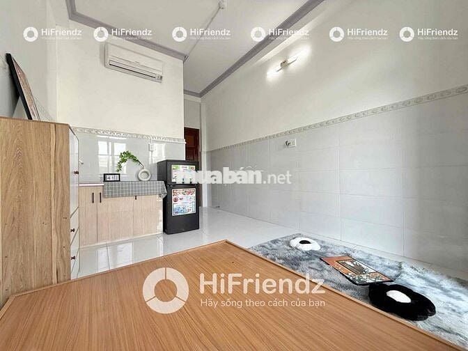 Studio ban công, full nội thất. cửa sổ trời. Gần Bến Xe miền tây