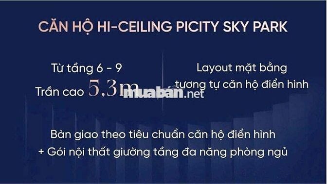 căn hộ picity skypark-60m2-2PN1WC-An Bình