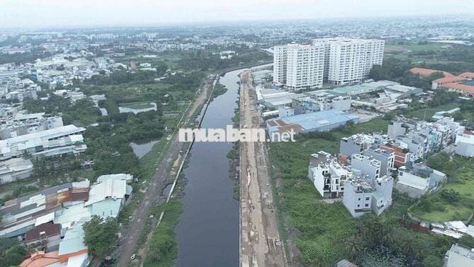 đất mtkd kênh tham lương dt 4x16 shr giá đầu tư