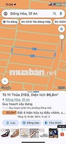 Đất sổ hồng riêng phường Đông Hoà TPHCM từ Huỳnh Tấn Phát thông Ng Huu