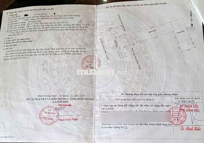 Đất 134m mặt tiền kinh doanh Đông Minh gần BigC Go p. Đông Hòa Dĩ An