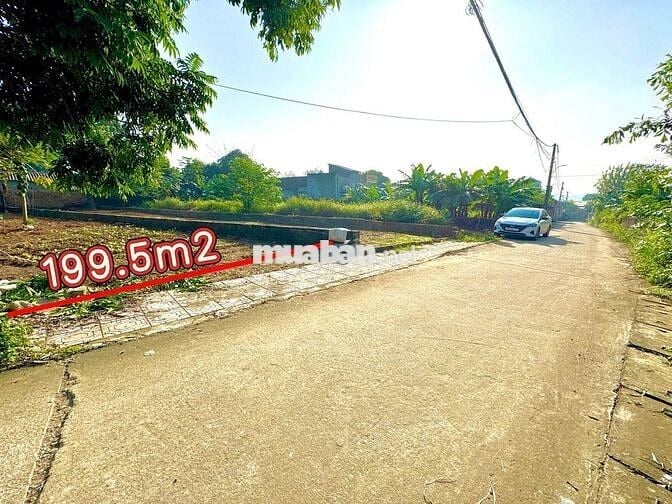 199,5M2 GẦN UBND XÃ HÒA THẠCH, NHỈNH 20TR/M2