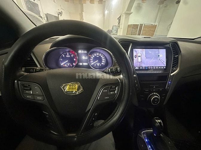 Bán xe santafe màu Bạc DK2017, Máy dầu đặc biệt, bản full