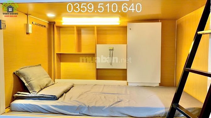 ✨NEW SLEEPBOX CAO CẤP RỘNG - BAO CP - NGAY CÔNG VIÊN GIA ĐỊNH 