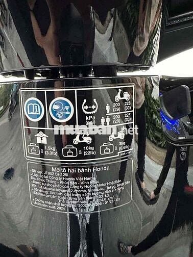 Honda SH 125 CBS 2024 Đen