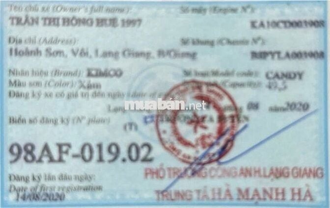 Chính chủ bán xe đẹp