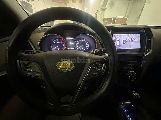 Bán xe santafe màu Bạc DK2017, Máy dầu đặc biệt, bản full