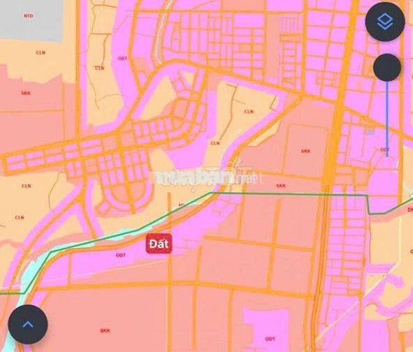 Đất thổ  cư , đường nhựa lớn,gầm kcn