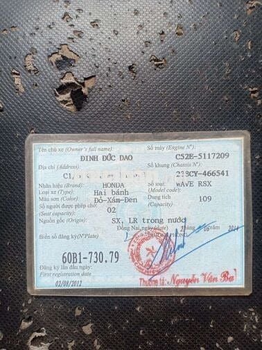 Honda Wave RSX 2012 Đỏ-Xám-Đen