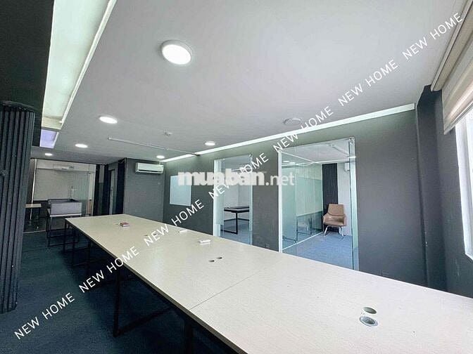 Văn Phòng 100m2 Ngay Mặt Tiền Lê Văn Sỹ Phú Nhuận sẵn bàn lv điều hoa
