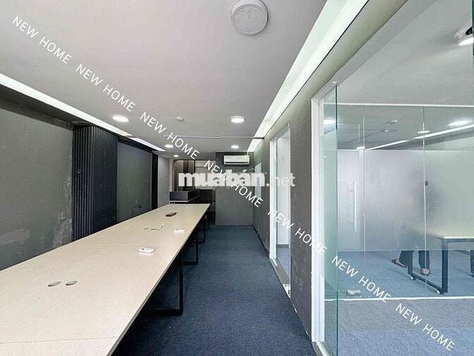 Văn Phòng 100m2 Ngay Mặt Tiền Lê Văn Sỹ Phú Nhuận sẵn bàn lv điều hoa