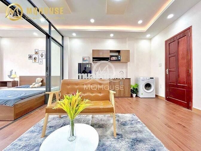 Căn hộ 1PN(50m2)  ban công full nội thất _ Cách mạng Tháng Tám Q10