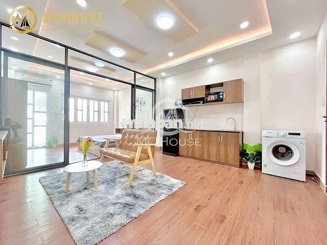 Căn hộ 1PN(50m2)  ban công full nội thất _ Cách mạng Tháng Tám Q10