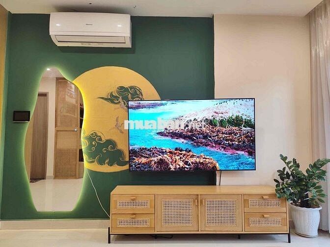 Cho thuê 1n+1 43m2 giá 9tr tầng trung Vinhomes smart city