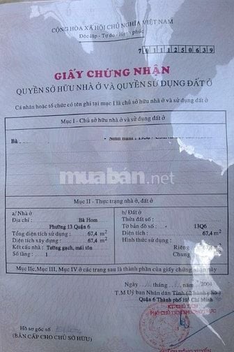 Bán nhà hẻm ô tô 260 Bà Hom, 4 x 17m, cấp 4, giá 5.8 tỷ. (Tín Hưng)