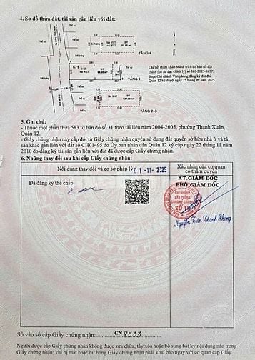 Còn 1 căn 5x17m 1tr 3 lầu Gía cực Tốt Thạnh Xuân 25,Q 12,Ngay Phường.