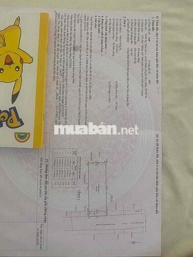 Bán đất thổ cư - 192m2 - 59/4f Tiền Lân Hóc Môn