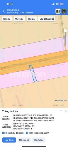 10m mặt tiền tỉnh lộ 749B gần Hồ Dầu Tiếng - Khu DL sinh thái của Sun.