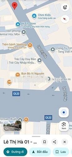 Nhà hẻm gần quốc lộ 22 có sổ hồng Hồ Chí Minh