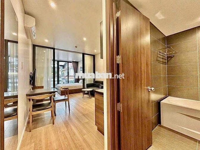 Cho thuê CH mini 1PN ban công, có hồ bơi, tại Hoàng Việt, p4, Tân Bình