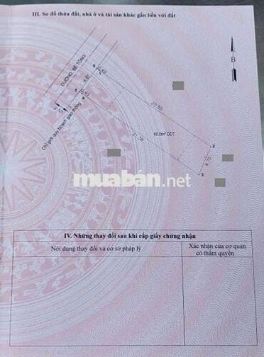 Đất 99m kdc gần ngã tư Chiêu Liêu, phường Tân Đông Hiệp, TP Dĩ An