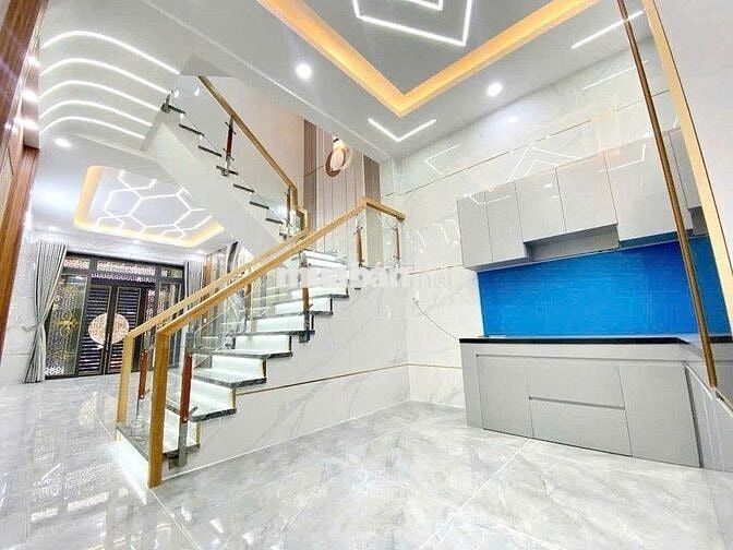 NHÀ 4 TẦNG MỚI ĐẸP, HẺM XE HƠI THÔNG TỨ TUNG, (4X15)M2, 6,55 TỶ CÒN TL