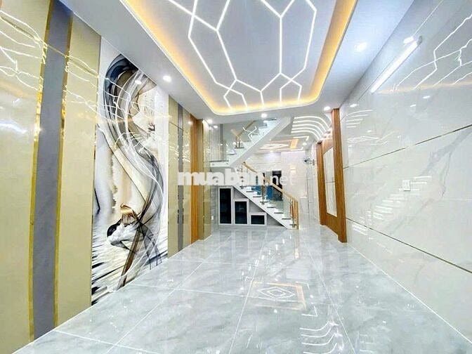 NHÀ 4 TẦNG MỚI ĐẸP, HẺM XE HƠI THÔNG TỨ TUNG, (4X15)M2, 6,55 TỶ CÒN TL