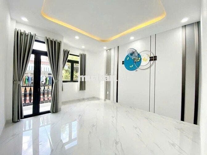 NHÀ 4 TẦNG MỚI ĐẸP, HẺM XE HƠI THÔNG TỨ TUNG, (4X15)M2, 6,55 TỶ CÒN TL