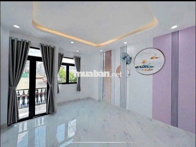 NHÀ 4 TẦNG MỚI ĐẸP, HẺM XE HƠI THÔNG TỨ TUNG, (4X15)M2, 6,55 TỶ CÒN TL