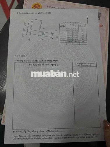 Cần Bán Lô Đất 105.2M2  Full Thổ MT Bàu Công, Hậu Nghĩa, Long An