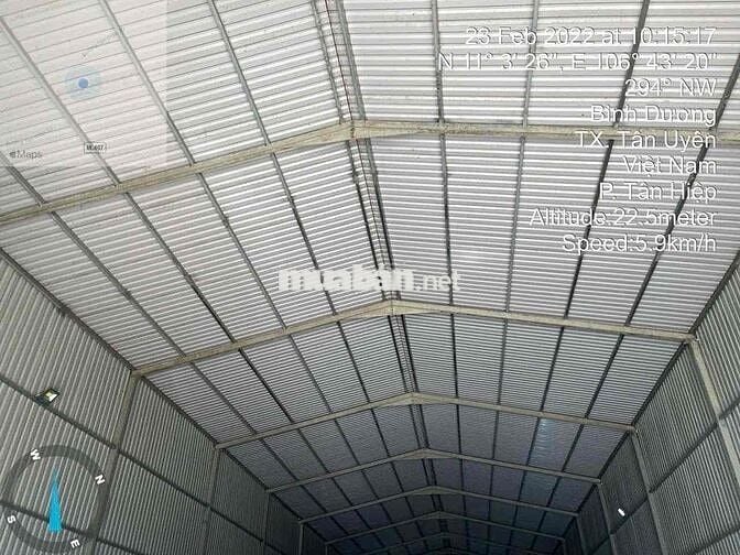 Cho thuê xưởng Tân Hiệp Tân Uyên, Bình Dương  • Diện tích: 450m2  • Đi