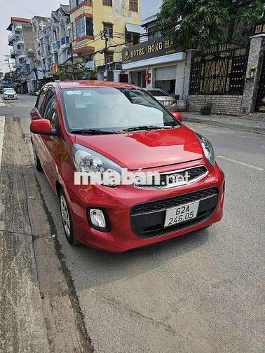 Kia Morning 2021 Tự động 40.000 km,màu Đỏ