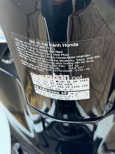 Honda Future 2025 Trắng Đen