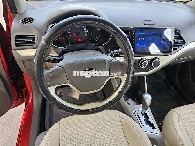 Kia Morning 2021 Tự động 40.000 km,màu Đỏ