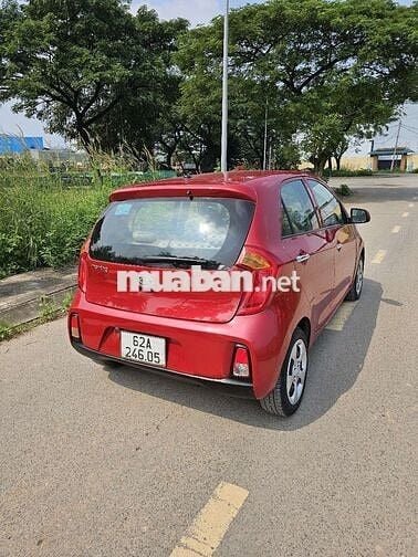 Kia Morning 2021 Tự động 40.000 km,màu Đỏ
