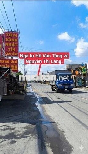 Đất củ chi Nằm ngay ngã tư Xã Tân Phú Trung Củ Chi _DT 125m2 GIÁ 640tr