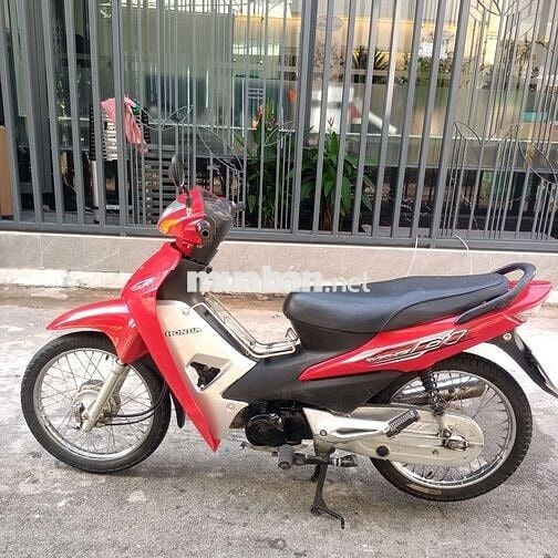 Xe wave alpha 50cc màu đỏ bánh tâm thắng đùm bstp