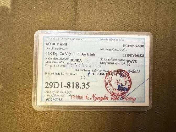 xe wave chính chủ để lâu ko đi đến muốn bán