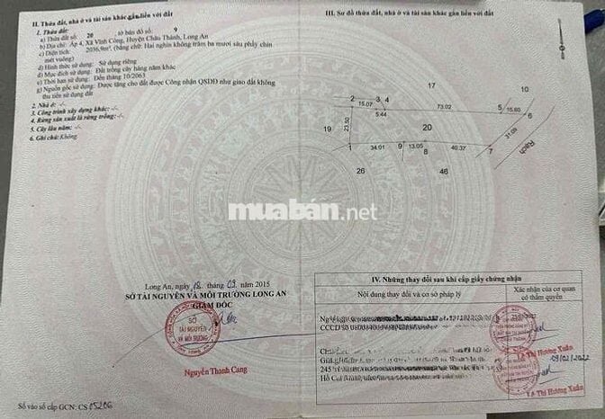 Bán 2000 m2 đất trồng cây lâu năm sát bên chợ kỳ Son đường Đan 4 m